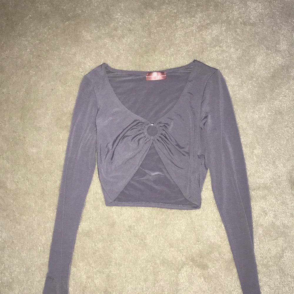 Purple Crop Top